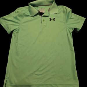 Under Armour Boys' Green Polo Shirt YM